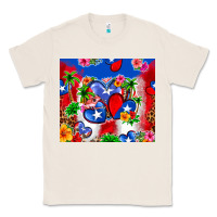 Natural puerto rico hearts Classic Tee - Zillion Design Studio