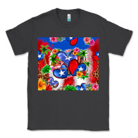 Smoke puerto rico hearts Classic Tee - Zillion Design Studio