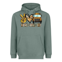 Sage peace love bus Heavyweight Hoodie - CowhideDigitalArt