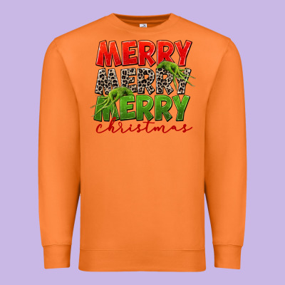 Merry Christmas Premium Sweatshirt Designed By Fadigitalartstudio