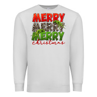 Dove Grey Merry christmas Premium Sweatshirt - FaDigitalArtStudio