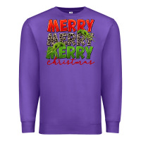 Purple Merry christmas Premium Sweatshirt - FaDigitalArtStudio
