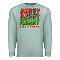 Seafoam Merry christmas Premium Sweatshirt - FaDigitalArtStudio