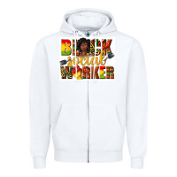 White black social worker Zipper Hoodie - texasbilliewilder