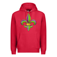 Cardinal mardi gras fleur de lis leopard Premium Hoodie - Jasminsmagicworld