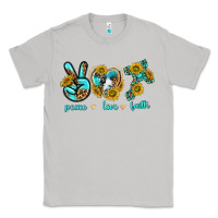 Moon Dust peace love faith Classic Tee - texasbilliewilder