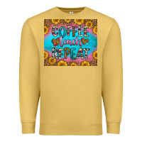 Antique Gold coffee teach repeat Premium Sweatshirt - HRA Design Shop