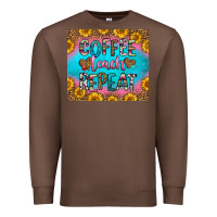 Chestnut coffee teach repeat Premium Sweatshirt - HRA Design Shop