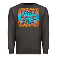 Smoke coffee teach repeat Premium Sweatshirt - HRA Design Shop