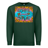 Sports Green coffee teach repeat Premium Sweatshirt - HRA Design Shop
