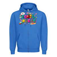 True Royal school nurse Zipper Hoodie - Zillion Design Studio