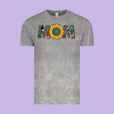 Sunflower Mom Vintage Tee Designed By Artiststas
