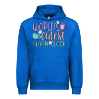 Cobalt world's cutest alarm clock Urban Hoodie - MaliasSmallBusiness