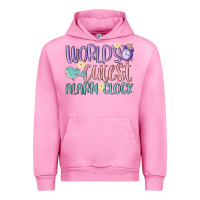 Fuchsia Pink world's cutest alarm clock Urban Hoodie - MaliasSmallBusiness