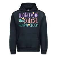 Navy world's cutest alarm clock Urban Hoodie - MaliasSmallBusiness