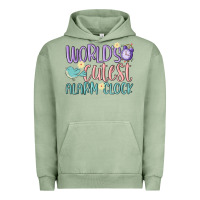 Pigment Oil Green world's cutest alarm clock Urban Hoodie - MaliasSmallBusiness