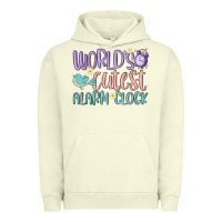 Pigment Pistachio world's cutest alarm clock Urban Hoodie - MaliasSmallBusiness