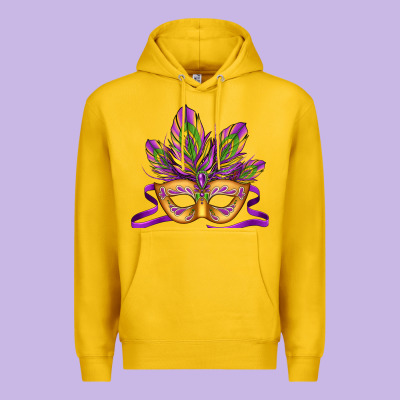 Mardi Gras Carnival Mask Premium Hoodie Designed By Jasminsmagicworld
