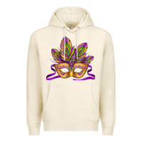 Tofu mardi gras carnival mask Premium Hoodie - Jasminsmagicworld