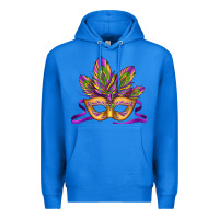True Royal mardi gras carnival mask Premium Hoodie - Jasminsmagicworld