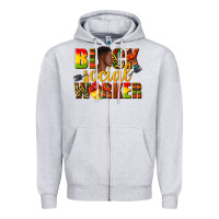 Heather Grey black social worker Zipper Hoodie - texasbilliewilder