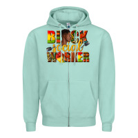 Black Social Worker Zipper Hoodie | Teevron