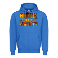 True Royal black social worker Zipper Hoodie - texasbilliewilder
