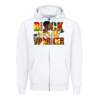 White black social worker Zipper Hoodie - texasbilliewilder