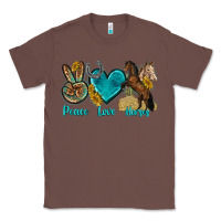 Chestnut peace love horses tbw Classic Tee - texasbilliewilder