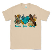 Mushroom peace love horses tbw Classic Tee - texasbilliewilder