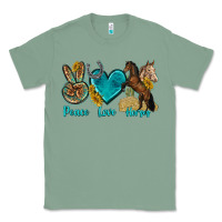 Sage peace love horses tbw Classic Tee - texasbilliewilder