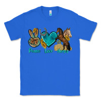 True Royal peace love horses tbw Classic Tee - texasbilliewilder