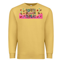Antique Gold coffee teach repeat teacher libbey glass Premium Sweatshirt - HRA Design Shop