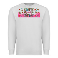 Dove Grey coffee teach repeat teacher libbey glass Premium Sweatshirt - HRA Design Shop