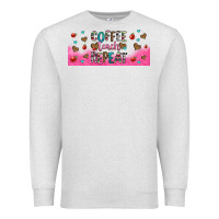 Oatmeal Heather coffee teach repeat teacher libbey glass Premium Sweatshirt - HRA Design Shop