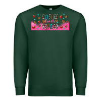 Sports Green coffee teach repeat teacher libbey glass Premium Sweatshirt - HRA Design Shop