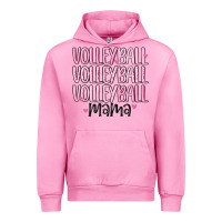 Fuchsia Pink volleyball mama Urban Hoodie - MaliasSmallBusiness