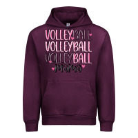 Mauve Wine volleyball mama Urban Hoodie - MaliasSmallBusiness
