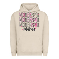 Pigment French Oak volleyball mama Urban Hoodie - MaliasSmallBusiness