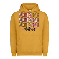 Pigment Peanut Butter volleyball mama Urban Hoodie - MaliasSmallBusiness