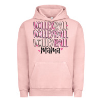 Pigment Salmon volleyball mama Urban Hoodie - MaliasSmallBusiness