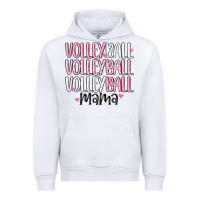 White volleyball mama Urban Hoodie - MaliasSmallBusiness
