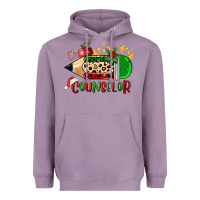 Lavender christmas counselor pencil Heavyweight Hoodie - FaDigitalArtStudio
