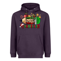 Plum christmas counselor pencil Heavyweight Hoodie - FaDigitalArtStudio