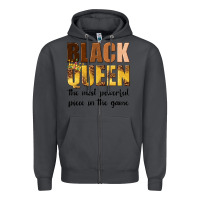 Smoke black queen the most powerful piece in the game Zipper Hoodie - texasbilliewilder