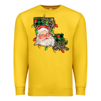Lemon Louisiana map christmas santa Premium Sweatshirt - FaDigitalArtStudio