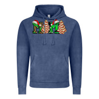Vintage Denim mama with christmas tree cake ado Vintage Hoodie - AdoDesignShop