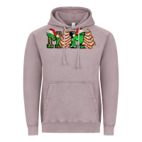 Mama With Christmas Tree Cake Ado Vintage Hoodie | Teevron