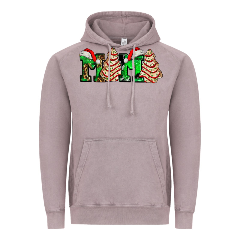 Mama With Christmas Tree Cake Ado Vintage Hoodie by AdoDesignShop | Teevron
