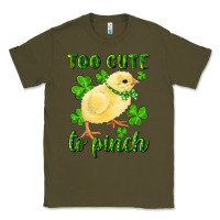 Army Green Too Cute To Pinch Chick Classic Tee - RanaPortraitStore